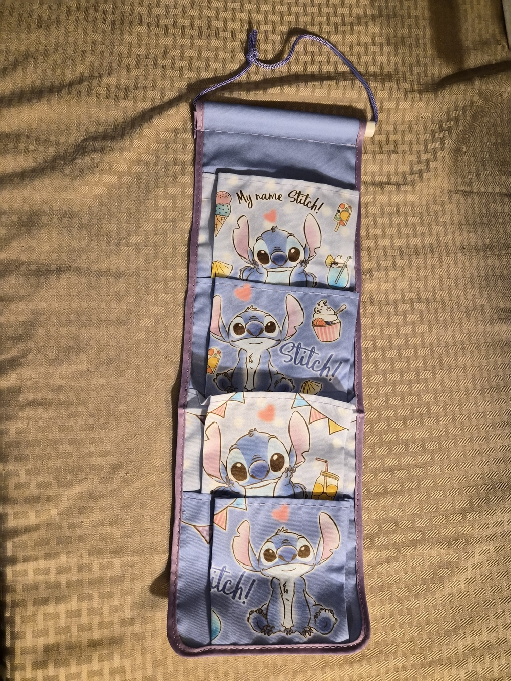 Disney Lilo & Stitch Kids Hanging Organizer - Purple/blue
